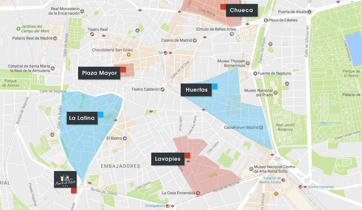 mapa chueca