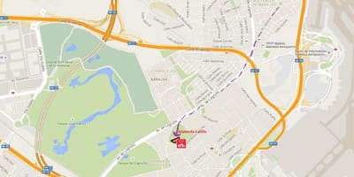Madrid barajas mapě