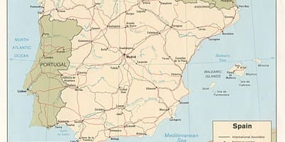 Madrid na mapě