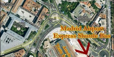 Puerta de atocha nádraží mapě
