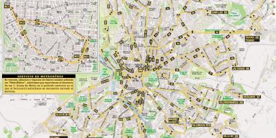 Autobusové linky Madrid ukázat mapu