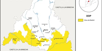 Mapa regionu Madrid
