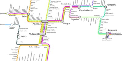 Mapa Madrid renfe