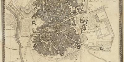 Mapa Madrid staré město