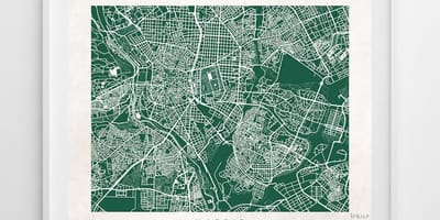 Mapa Madrid street art