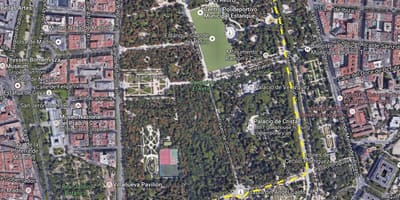 Retiro park, Madrid ukázat mapu